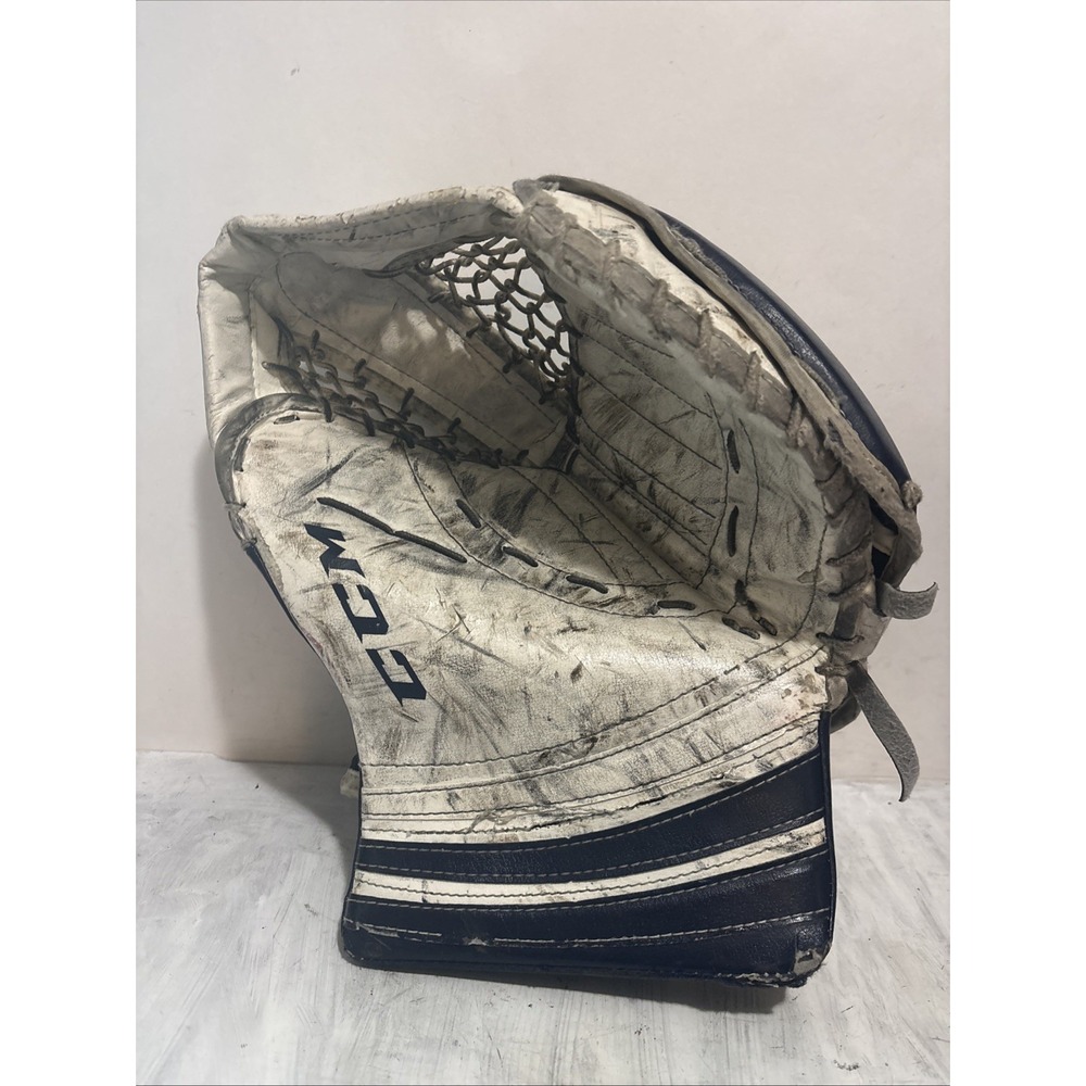 Vintage CCM Extreme Flex 500 Hockey Goalie Glove Trapper Left Hand Leather INT